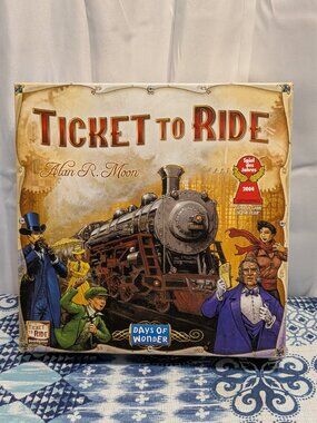 Ticket To Ride Days of Wonder Edition Train Adventure Board Game COMPLETE 2012